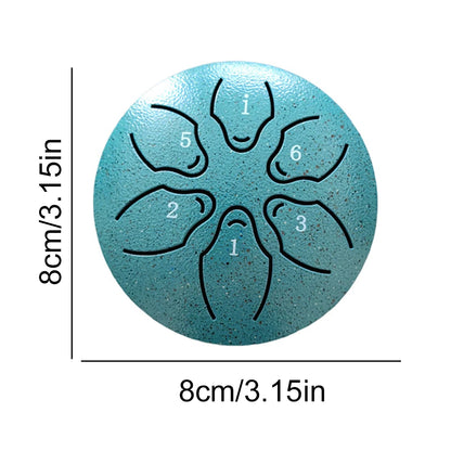 Portable Steel Tongue Drum: Harmonious Sounds for Relaxation