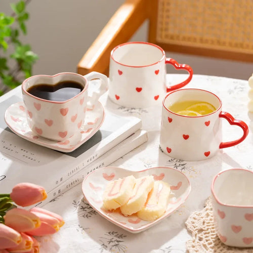 Heart Ceramic Coffee Mug