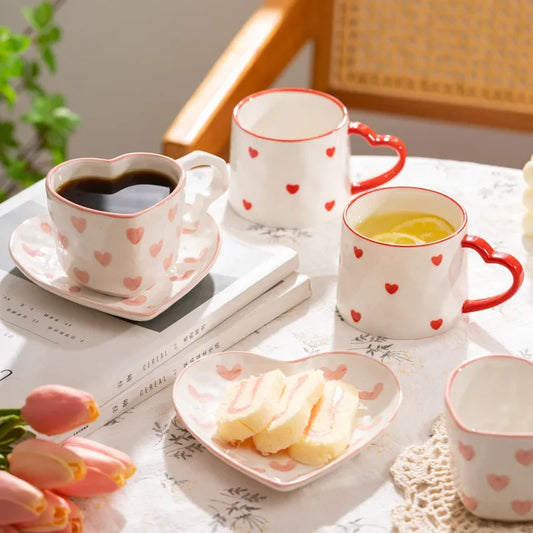Heart Ceramic Coffee Mug