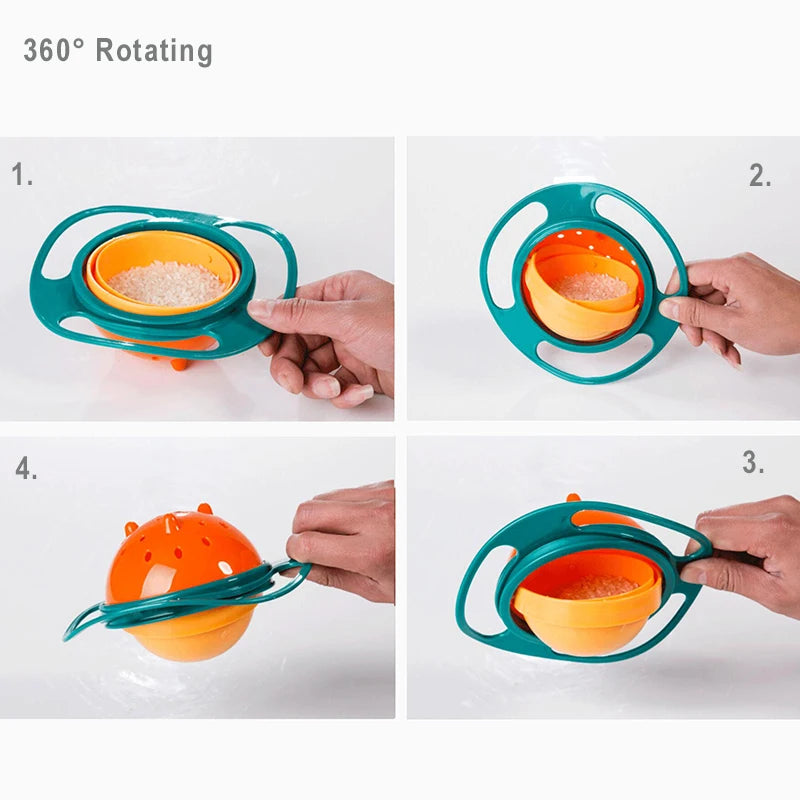 Spill proof feeding bowl