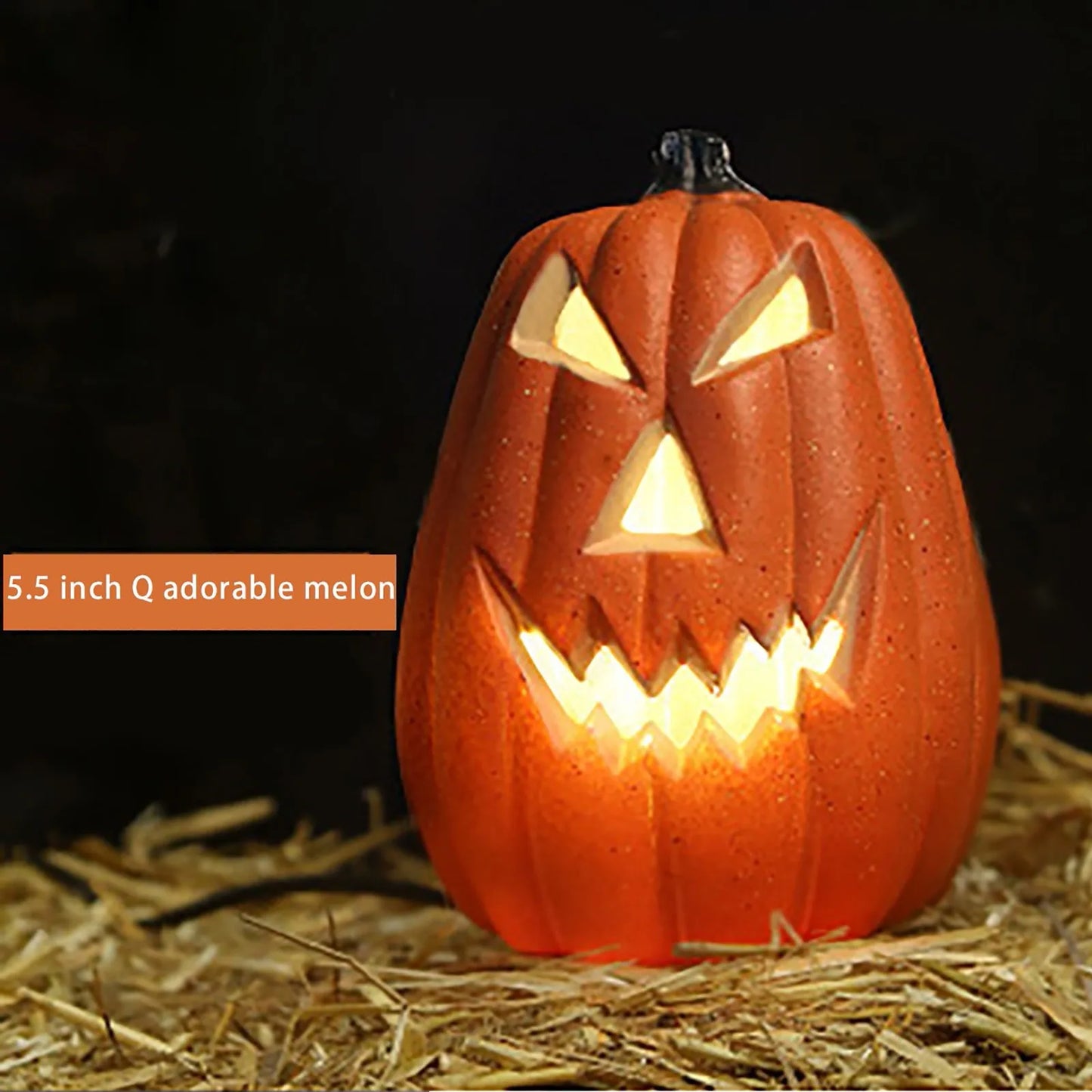 Spooky Glow: Halloween LED Pumpkin Lantern