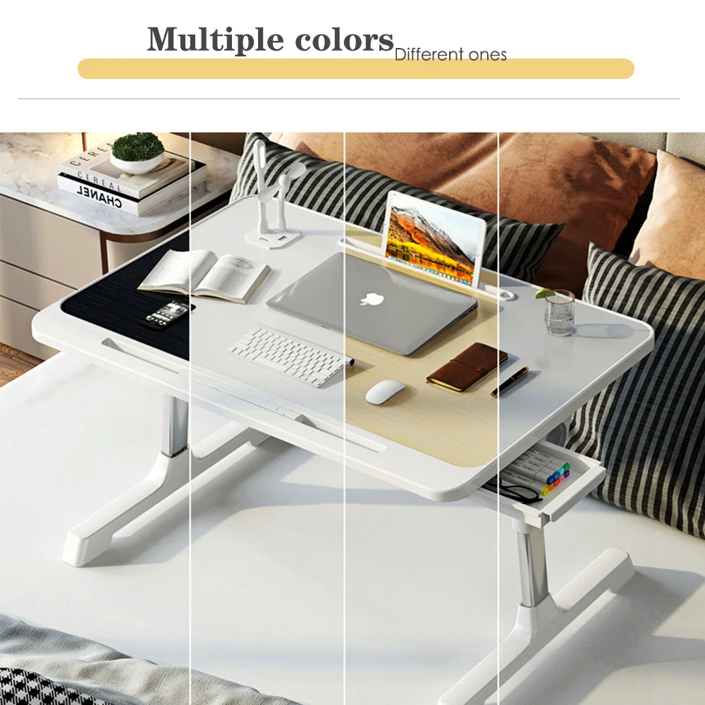 Foldable Lift Laptop Desk – Versatile Small Table for Home, Study, and Dorm Use