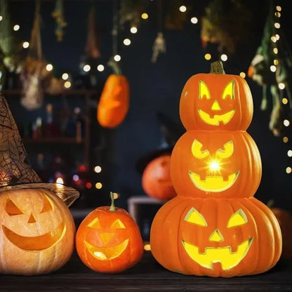 Spooky Glow: Halloween LED Pumpkin Lantern