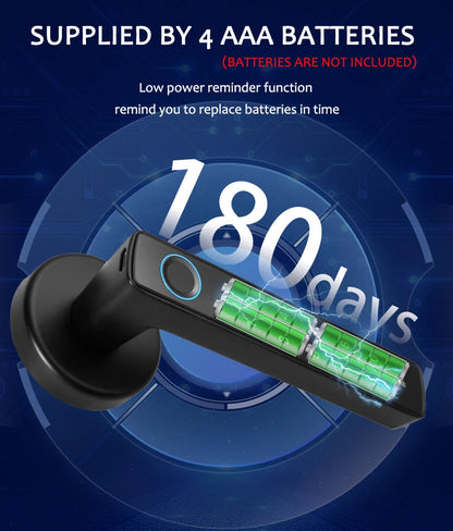 wafu Tuya Smart Fingerprint Door Lock Bluetooth Keyless Entry Security Lock