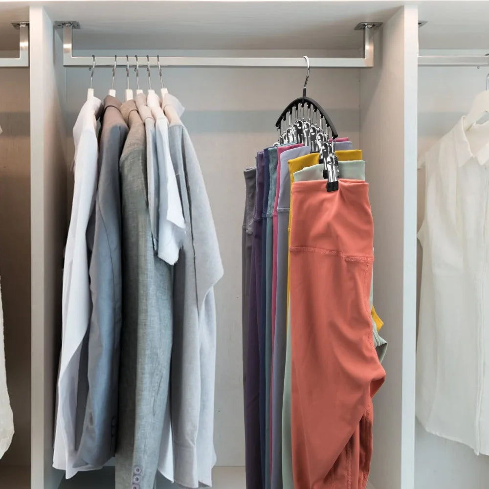 Maximize Closet Space: Multi-Clip Clothes Hanger Organizer