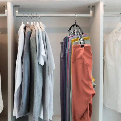 Maximize Closet Space: Multi-Clip Clothes Hanger Organizer