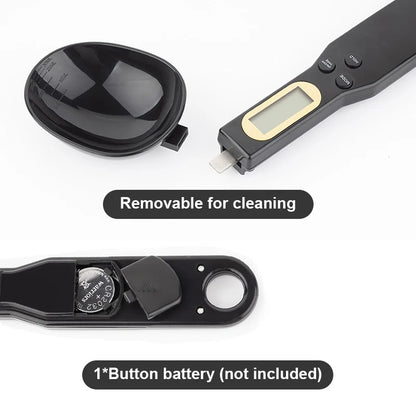 Digital LCD Weight Measuring Spoon - High Precision Kitchen Scale (500g/0.1g)