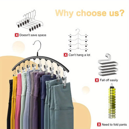 Maximize Closet Space: Multi-Clip Clothes Hanger Organizer