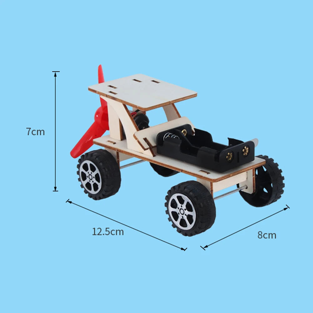 Explore Mechanics - DIY Electric Wind-Force Car STEM Kit