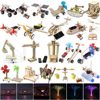 Explore Mechanics - DIY Electric Wind-Force Car STEM Kit
