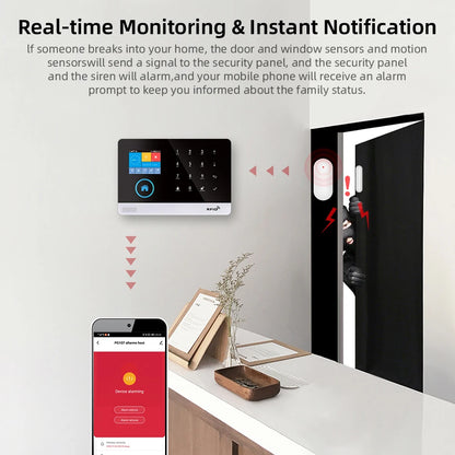 PGST 103 Smart Home Security System with Touchscreen and Motion Detection