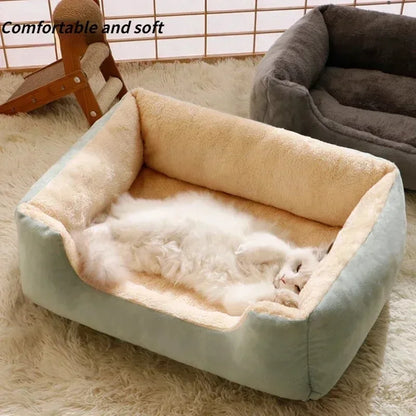 Cozy and Comfortable: Plush Cat Bed