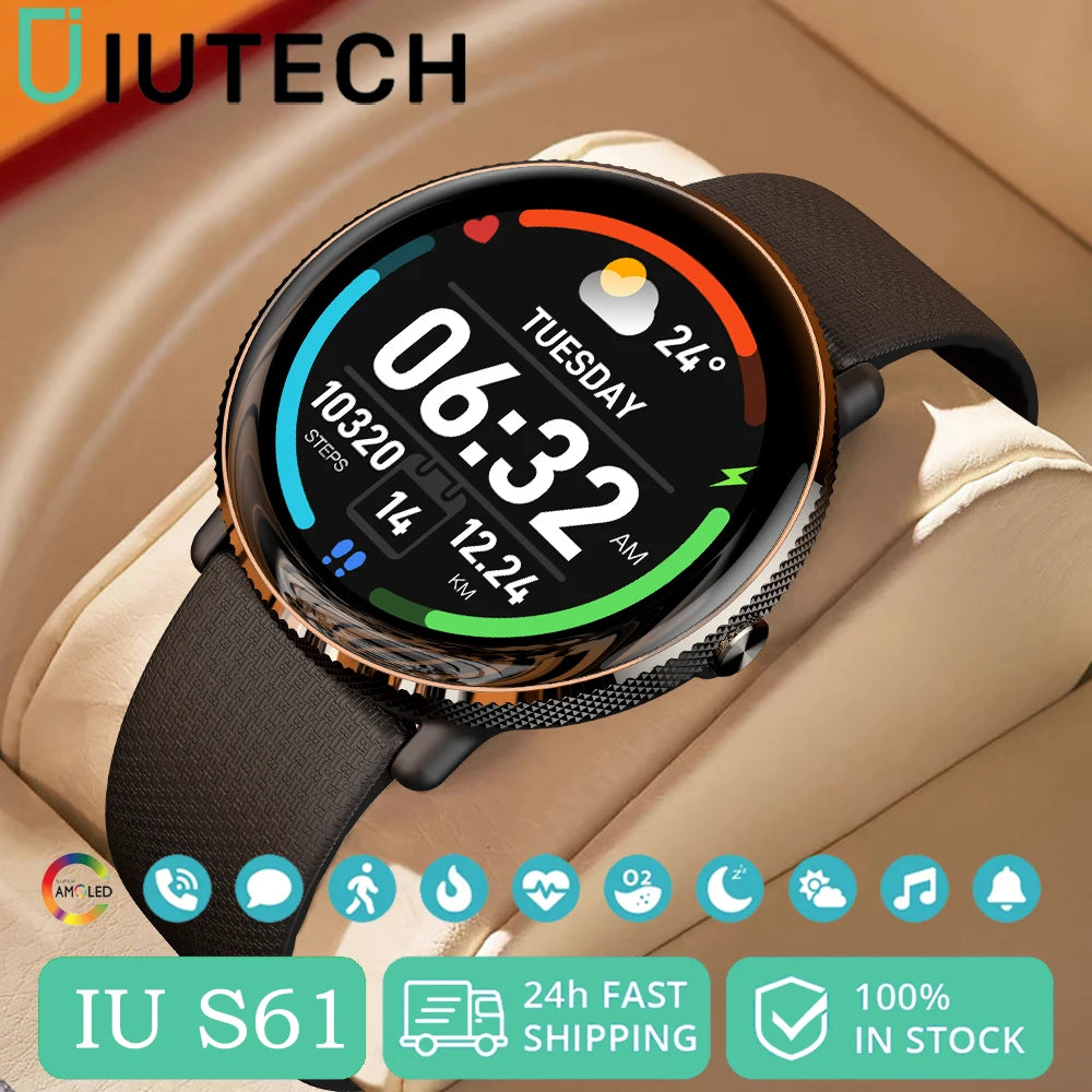 IUTECH S61 Smartwatch: Your All-in-One Companion for Health and Style