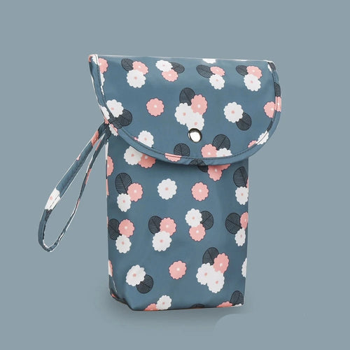 Travel Toiletry Bag with Hanging Hook - Compact Makeup and Cosmetics Organizer