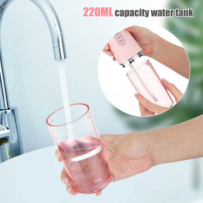Oozmas Cordless Water Flosser Portable Teeth Cleaner Dental Oral Irrigator