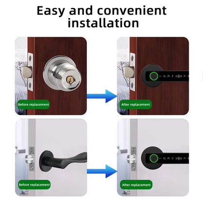 RAYKUBE M5 Smart Fingerprint Door Lock with APP/Bluetooth Unlock