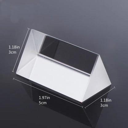 Explore Light and Color - Kids Physics STEM Glass Prism Toy