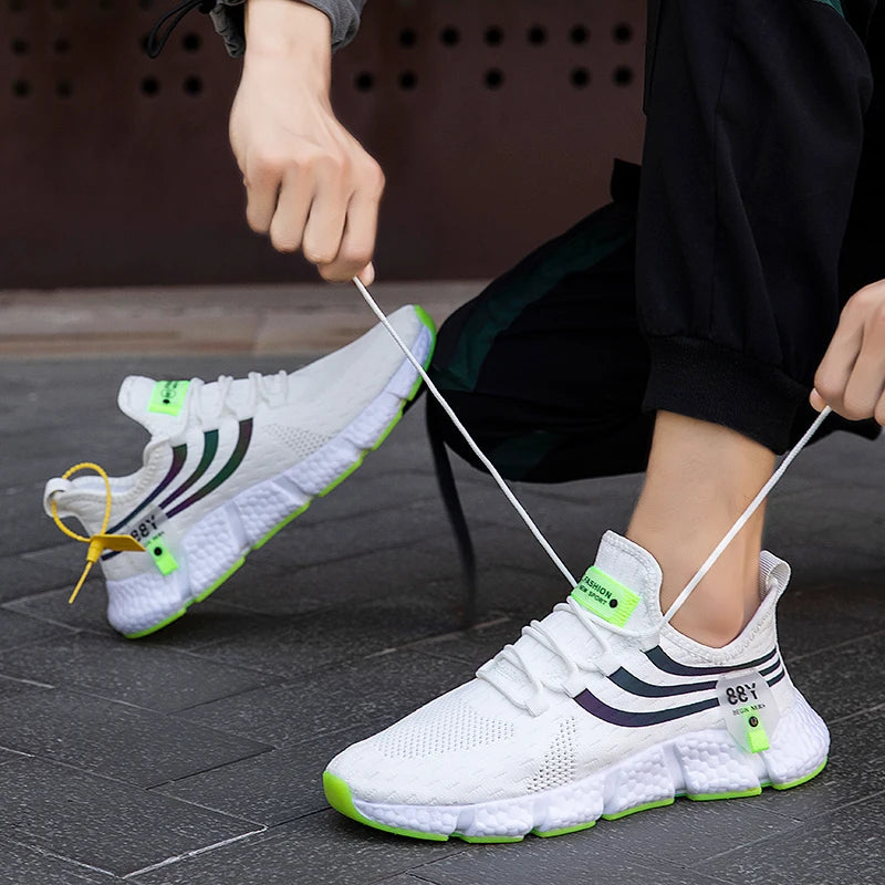 Breathable Mesh Sneakers - Comfortable Running and Casual Shoes for Men and Women