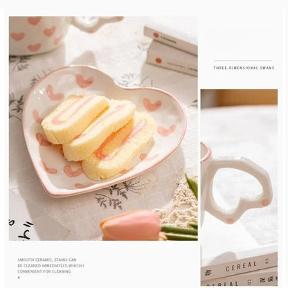 Heart Ceramic Coffee Mug