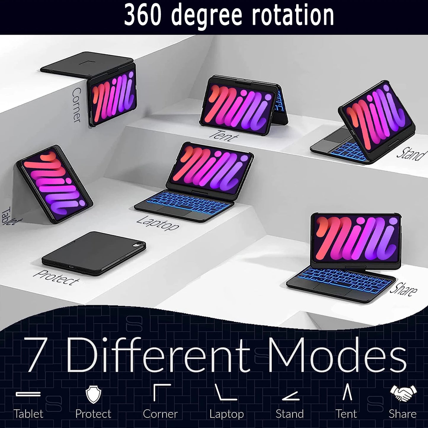 Rotate Keyboard Case: Enhance Your iPad Mini Experience