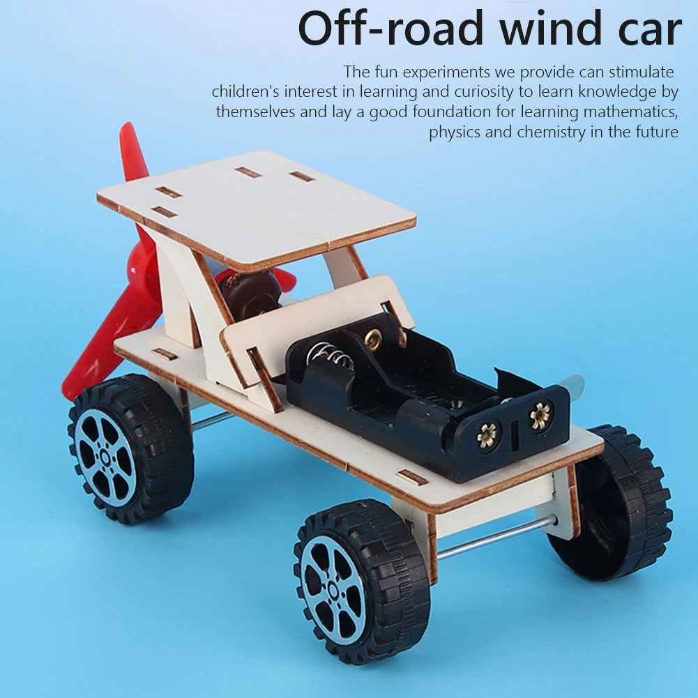 Explore Mechanics - DIY Electric Wind-Force Car STEM Kit