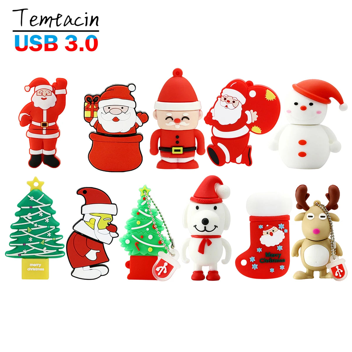 Ho-Ho-Hold Your Data! Festive Christmas USB Flash Drive
