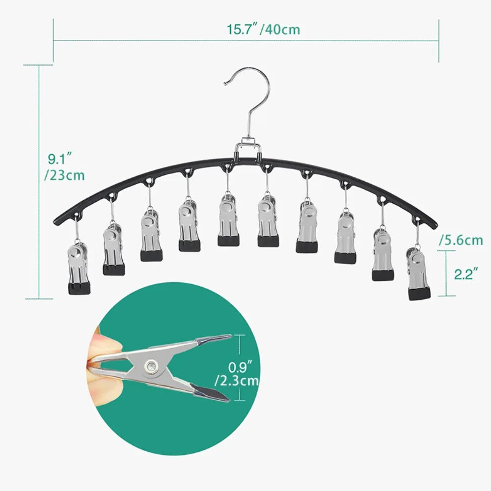 Maximize Closet Space: Multi-Clip Clothes Hanger Organizer