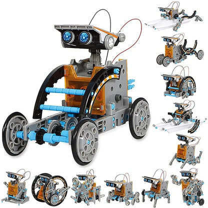 Exciting STEM Solar Robot Kits – 12-in-1 Educational Science Toy for Boys