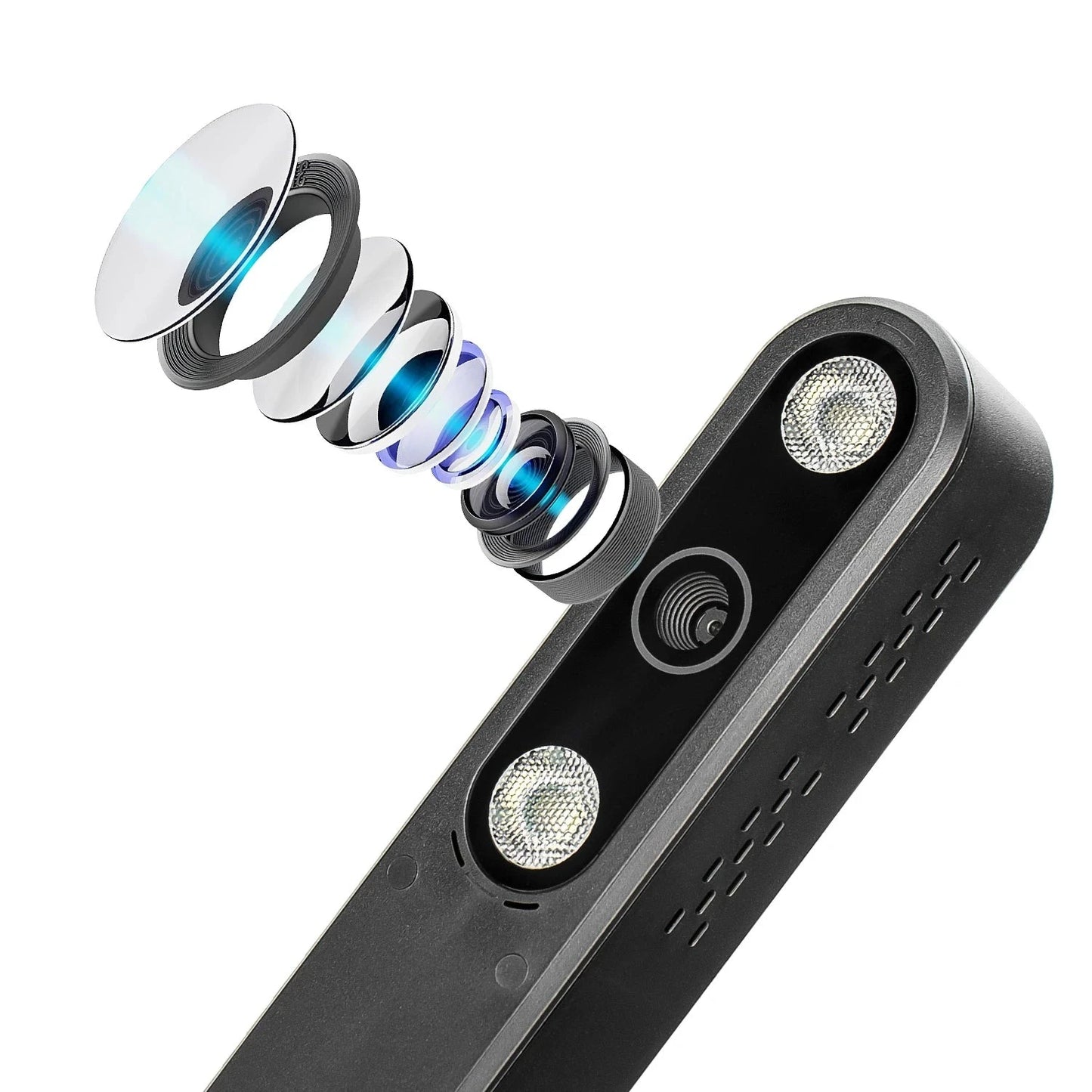 NETUM T101 Book Scanner - Autofocus Document Scanner with Smart OCR and LED Desk Lamp for Home and Office